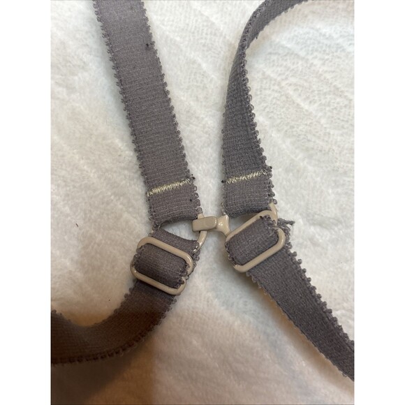 Ambrielle 36B Gray Push-Up Demi Bra Lightly Padded Underwire Everyday Wear - Picture 6 of 6